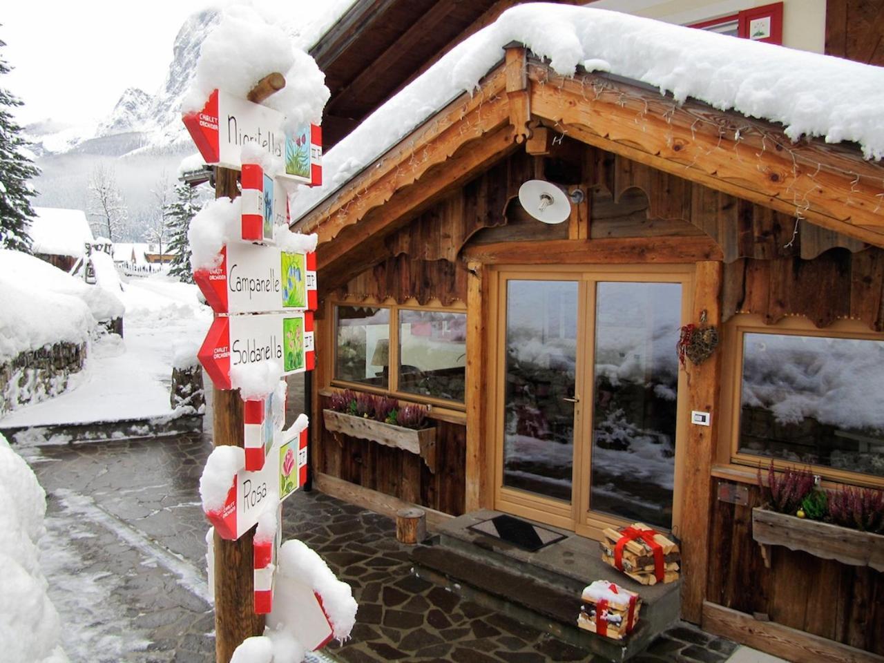 Appartamenti Chalet Orchidea กานาเซย์ ภายนอก รูปภาพ